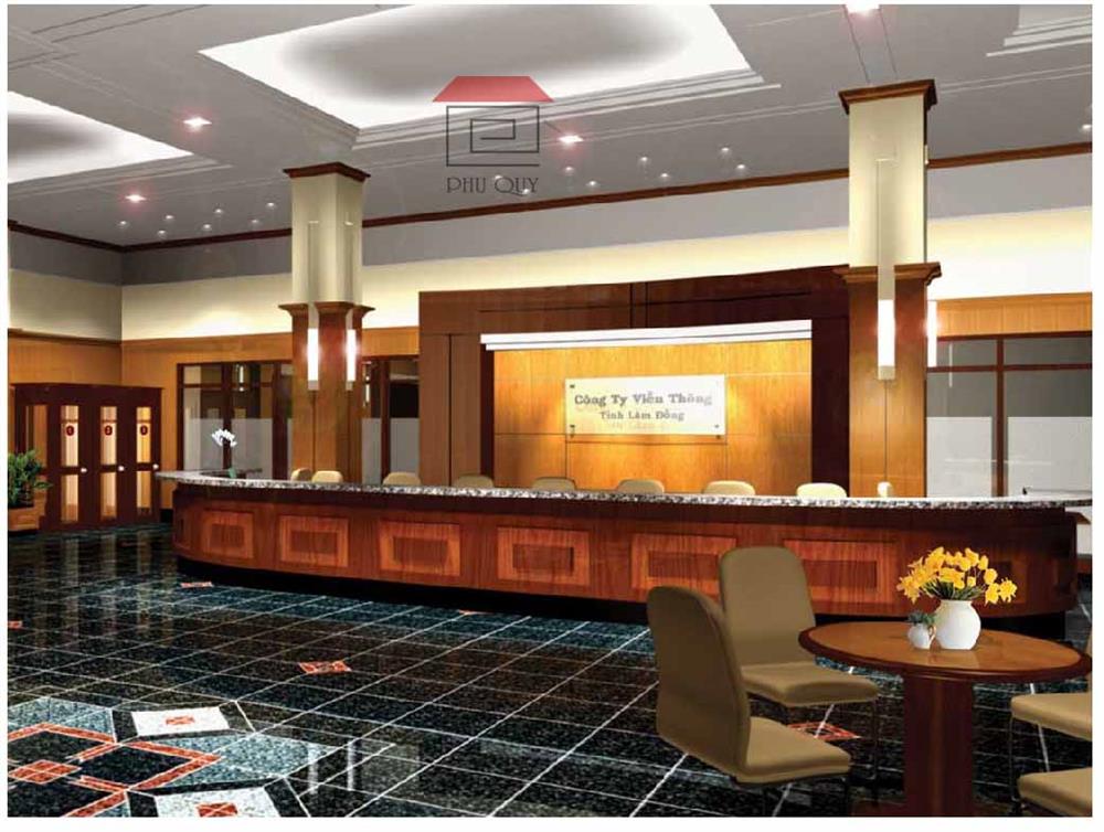 Không gian lễ tân